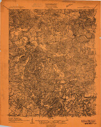 Dawson Springs Kentucky Historical topographic map, 1:48000 scale, 15 X 15 Minute, Year 1909