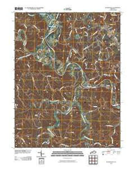 De Mossville Kentucky Historical topographic map, 1:24000 scale, 7.5 X 7.5 Minute, Year 2010