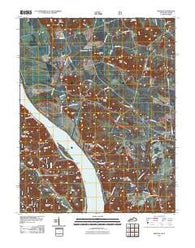 Dekoven Kentucky Historical topographic map, 1:24000 scale, 7.5 X 7.5 Minute, Year 2011