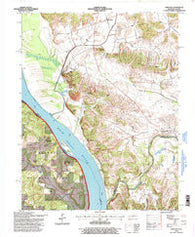 Dekoven Kentucky Historical topographic map, 1:24000 scale, 7.5 X 7.5 Minute, Year 1996