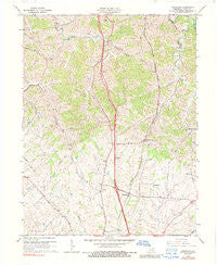 Delaplain Kentucky Historical topographic map, 1:24000 scale, 7.5 X 7.5 Minute, Year 1965