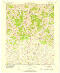 Delaplain Kentucky Historical topographic map, 1:24000 scale, 7.5 X 7.5 Minute, Year 1953