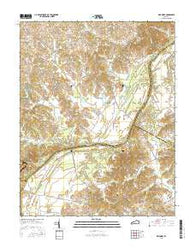 Delaware Kentucky Current topographic map, 1:24000 scale, 7.5 X 7.5 Minute, Year 2016