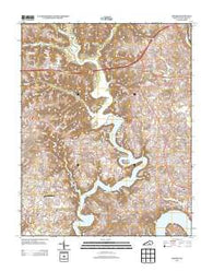 Delmer Kentucky Historical topographic map, 1:24000 scale, 7.5 X 7.5 Minute, Year 2013