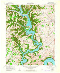 Delmer Kentucky Historical topographic map, 1:24000 scale, 7.5 X 7.5 Minute, Year 1961