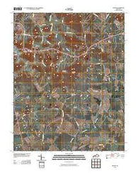 Dennis Kentucky Historical topographic map, 1:24000 scale, 7.5 X 7.5 Minute, Year 2010