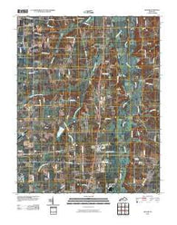 Dexter Kentucky Historical topographic map, 1:24000 scale, 7.5 X 7.5 Minute, Year 2010