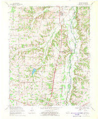Dexter Kentucky Historical topographic map, 1:24000 scale, 7.5 X 7.5 Minute, Year 1969
