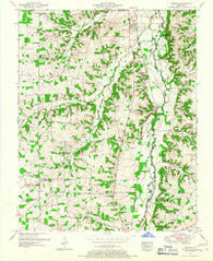 Dexter Kentucky Historical topographic map, 1:24000 scale, 7.5 X 7.5 Minute, Year 1951