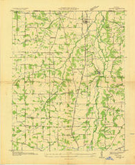 Dexter Kentucky Historical topographic map, 1:24000 scale, 7.5 X 7.5 Minute, Year 1936