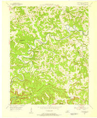 Dickeys Mills Kentucky Historical topographic map, 1:24000 scale, 7.5 X 7.5 Minute, Year 1954