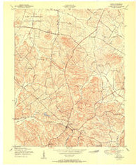 Dixon Kentucky Historical topographic map, 1:24000 scale, 7.5 X 7.5 Minute, Year 1951