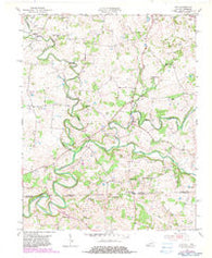 Dot Kentucky Historical topographic map, 1:24000 scale, 7.5 X 7.5 Minute, Year 1951