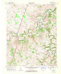 Drake Kentucky Historical topographic map, 1:24000 scale, 7.5 X 7.5 Minute, Year 1968