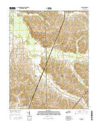 Dublin Kentucky Current topographic map, 1:24000 scale, 7.5 X 7.5 Minute, Year 2016
