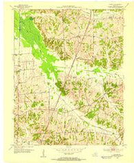Dublin Kentucky Historical topographic map, 1:24000 scale, 7.5 X 7.5 Minute, Year 1952