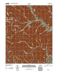 Dubre Kentucky Historical topographic map, 1:24000 scale, 7.5 X 7.5 Minute, Year 2010