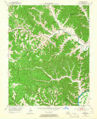 Dubre Kentucky Historical topographic map, 1:24000 scale, 7.5 X 7.5 Minute, Year 1953