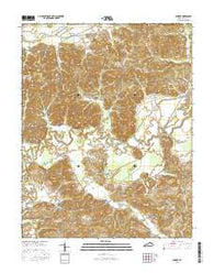 Dundee Kentucky Current topographic map, 1:24000 scale, 7.5 X 7.5 Minute, Year 2016
