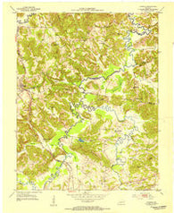 Dunmor Kentucky Historical topographic map, 1:24000 scale, 7.5 X 7.5 Minute, Year 1953