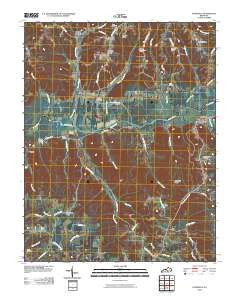 Dunnville Kentucky Historical topographic map, 1:24000 scale, 7.5 X 7.5 Minute, Year 2010