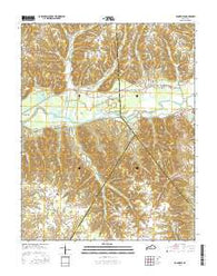 Dunnville Kentucky Current topographic map, 1:24000 scale, 7.5 X 7.5 Minute, Year 2016