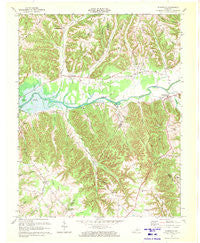 Dunnville Kentucky Historical topographic map, 1:24000 scale, 7.5 X 7.5 Minute, Year 1970