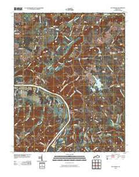 Dycusburg Kentucky Historical topographic map, 1:24000 scale, 7.5 X 7.5 Minute, Year 2010