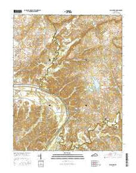 Dycusburg Kentucky Current topographic map, 1:24000 scale, 7.5 X 7.5 Minute, Year 2016