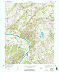 Dycusburg Kentucky Historical topographic map, 1:24000 scale, 7.5 X 7.5 Minute, Year 1954