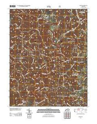 Dykes Kentucky Historical topographic map, 1:24000 scale, 7.5 X 7.5 Minute, Year 2011