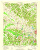 Earlington Kentucky Historical topographic map, 1:62500 scale, 15 X 15 Minute, Year 1954