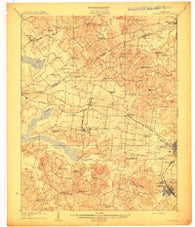 Earlington Kentucky Historical topographic map, 1:62500 scale, 15 X 15 Minute, Year 1909
