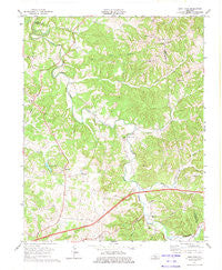 East Fork Kentucky Historical topographic map, 1:24000 scale, 7.5 X 7.5 Minute, Year 1973