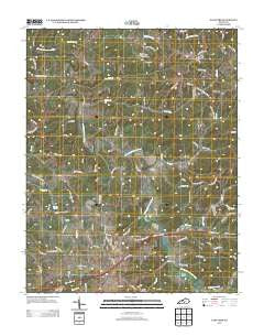 East Fork Kentucky Historical topographic map, 1:24000 scale, 7.5 X 7.5 Minute, Year 2013