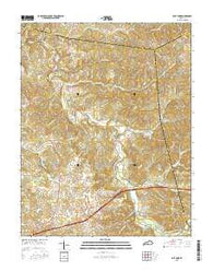 East Fork Kentucky Current topographic map, 1:24000 scale, 7.5 X 7.5 Minute, Year 2016