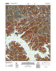 Eddyville Kentucky Historical topographic map, 1:24000 scale, 7.5 X 7.5 Minute, Year 2011