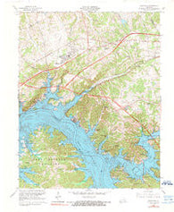 Eddyville Kentucky Historical topographic map, 1:24000 scale, 7.5 X 7.5 Minute, Year 1967