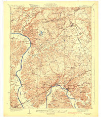 Eddyville Kentucky Historical topographic map, 1:62500 scale, 15 X 15 Minute, Year 1931