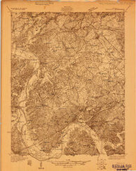 Eddyville Kentucky Historical topographic map, 1:48000 scale, 15 X 15 Minute, Year 1928