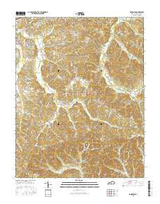 Edmonton Kentucky Current topographic map, 1:24000 scale, 7.5 X 7.5 Minute, Year 2016