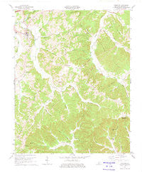 Edmonton Kentucky Historical topographic map, 1:24000 scale, 7.5 X 7.5 Minute, Year 1974