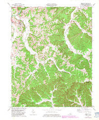Edmonton Kentucky Historical topographic map, 1:24000 scale, 7.5 X 7.5 Minute, Year 1974
