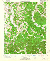 Edmonton Kentucky Historical topographic map, 1:24000 scale, 7.5 X 7.5 Minute, Year 1953