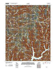 Eli Kentucky Historical topographic map, 1:24000 scale, 7.5 X 7.5 Minute, Year 2010