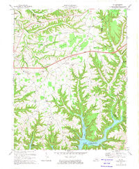 Eli Kentucky Historical topographic map, 1:24000 scale, 7.5 X 7.5 Minute, Year 1973