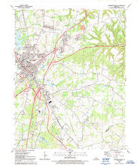 Elizabethtown Kentucky Historical topographic map, 1:24000 scale, 7.5 X 7.5 Minute, Year 1991