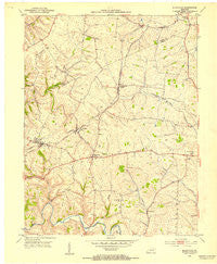 Elizaville Kentucky Historical topographic map, 1:24000 scale, 7.5 X 7.5 Minute, Year 1952