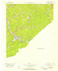 Elkhorn City Kentucky Historical topographic map, 1:24000 scale, 7.5 X 7.5 Minute, Year 1954