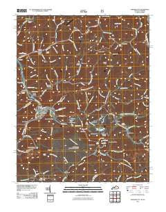 Elkhorn City Kentucky Historical topographic map, 1:24000 scale, 7.5 X 7.5 Minute, Year 2011